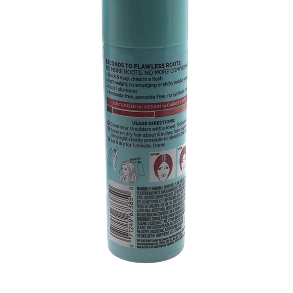 (4)- L’Oréal Magic Root Coverup Temporary Gray Concealer Spray- Bright Red 2oz - Picture 4 of 8